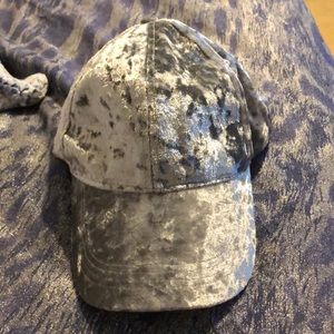 Velvet baseball cap